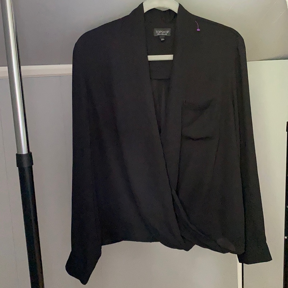 NWOT TOPSHOP crossover top size 10